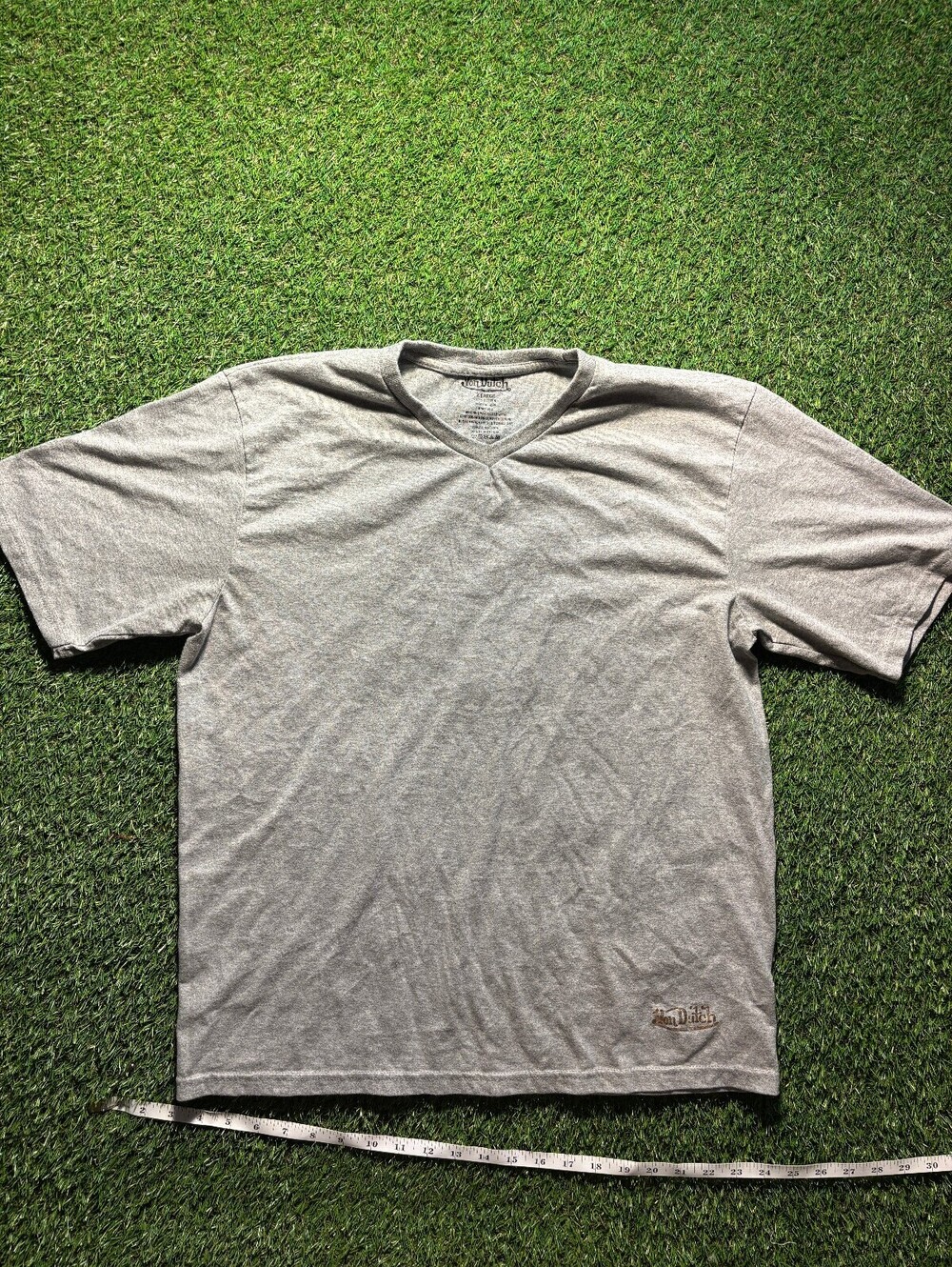 Y2K Von Dutch v-neck t-shirt